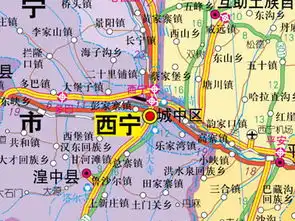 青海旅游地图详图高清版大地图

