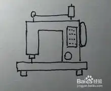 缝纫机的简笔画法
