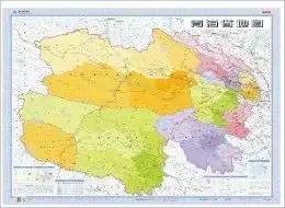 2014年1130万青海省地图套
