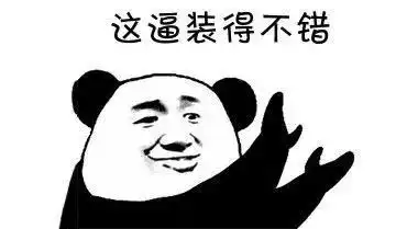 熊猫头表情包i还装不装逼了
