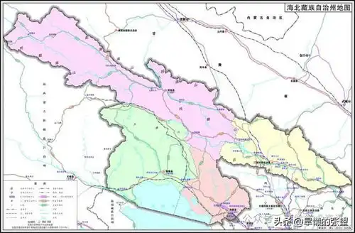 2024高清版青海省及8市州地图
