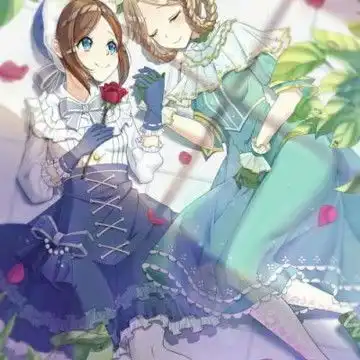唯美古风手绘动漫女生头像
