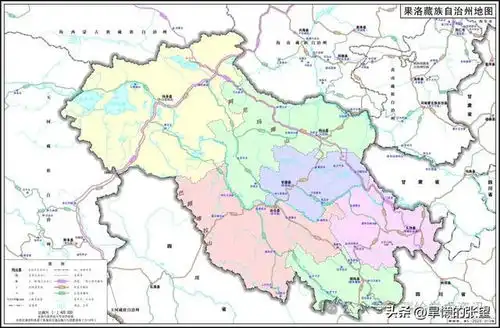 2024高清版青海省及8市州地图

