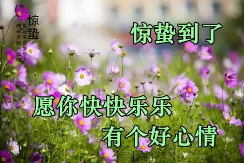 3月5日惊蛰早上好动态表情图片大全,早上好问候语句子
